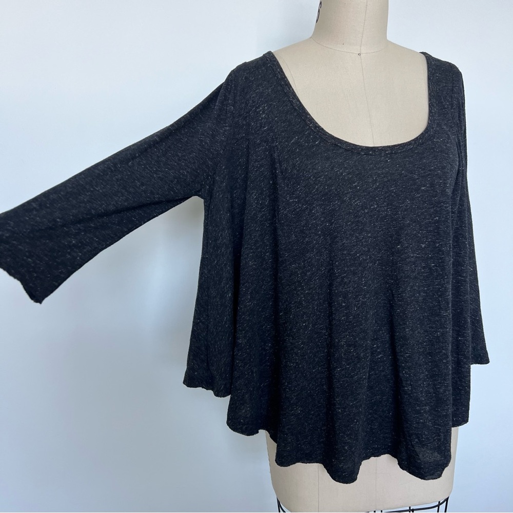 We The Free Flowy Heathered 3/4 Sleeve Top